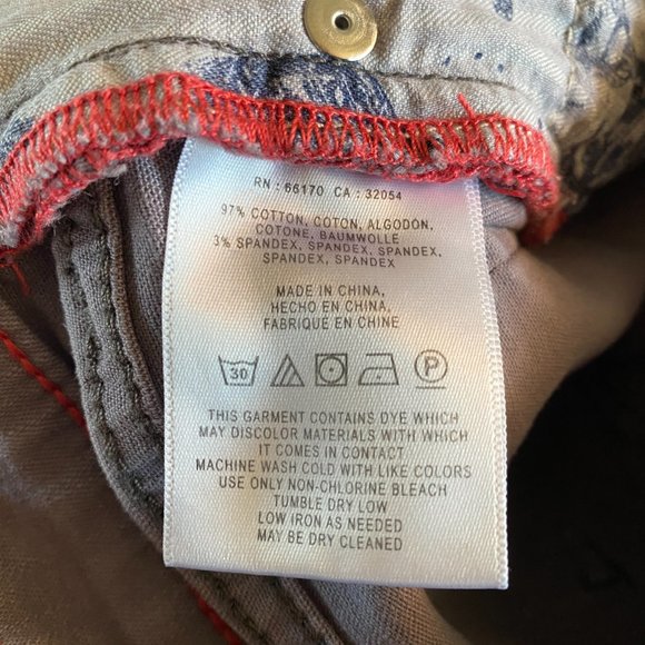 Anthropologie Pilcro Stet Crop Slit Grey Jeans - Picture 10 of 10